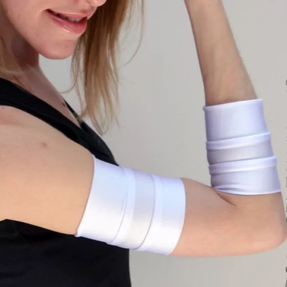 Stretchy Arm Bands Super Hero Costume Black Gloves Cuffs Cosplay Comic Armbands - Picture 7 of 10